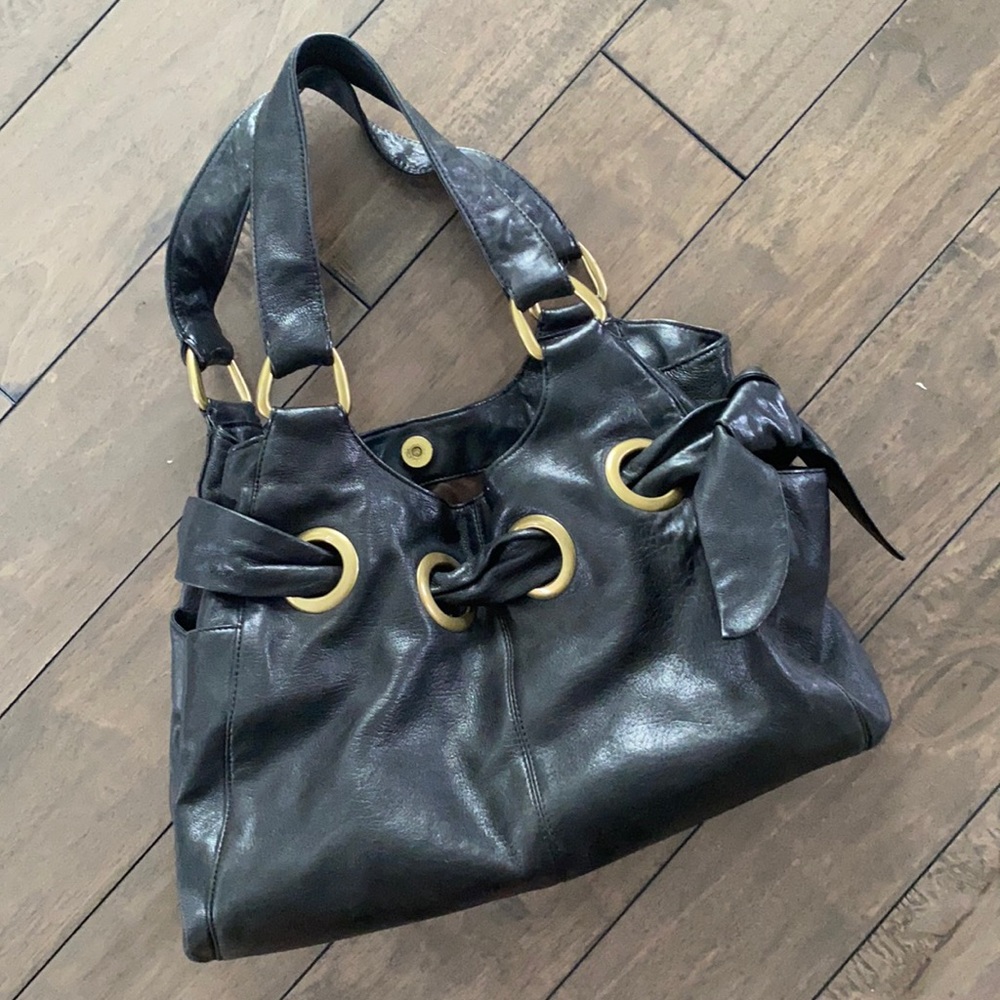 Kooba Black Shoulder Leather Bag